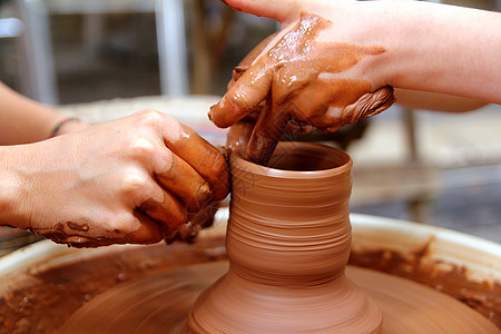 陶瓷制作文化学习高清图片