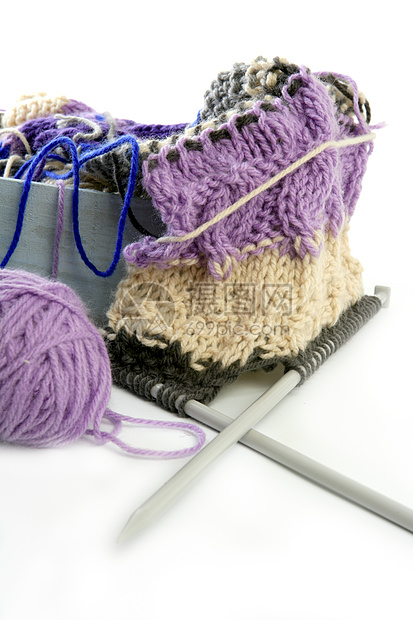 配羊毛线球编织工具手工棉布纤维纺织品爱好材料细绳创造力产品针织图片
