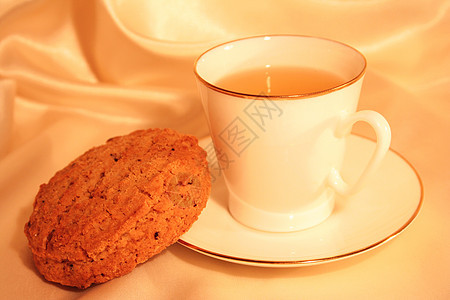 茶杯加饼干甜点桌子早餐餐厅小吃面包食堂英语闲暇制品图片