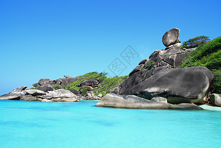 泰国Similan 国家公园热带海滩岛图片