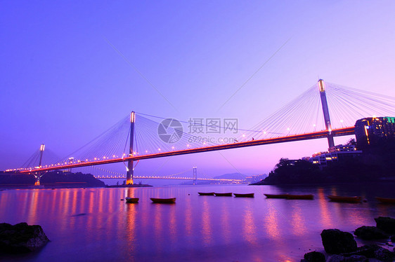 香港的丁九大桥图片