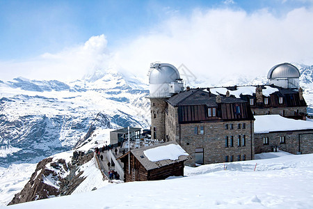 Gornergrat观测台和瑞士Metterhorn图片