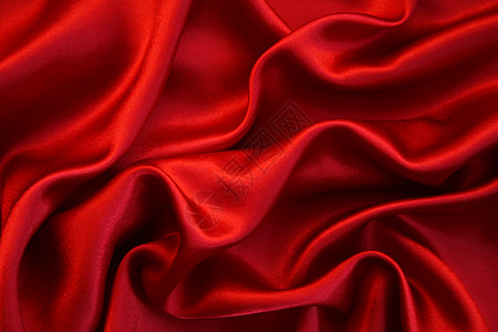红色丝绸感性的柔软的高清图片