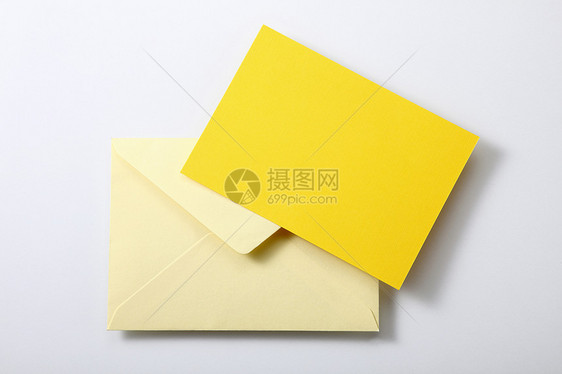 带空白纸的信封邮件折叠背景空白纯色图片