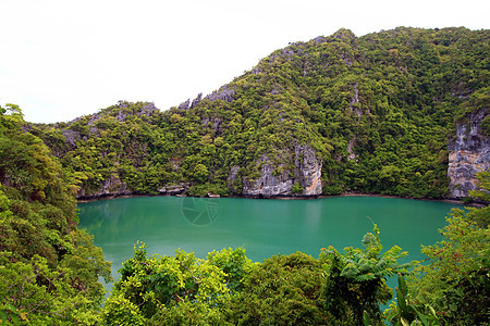 泰国Samui岛的Lagoon湖图片