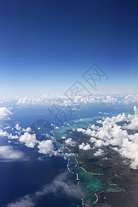 毛里求斯海岸蓝色海洋旅行海滩天空假期图片