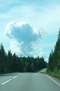 积云能量天气天空类型森林对流车道蓝色现象环境图片