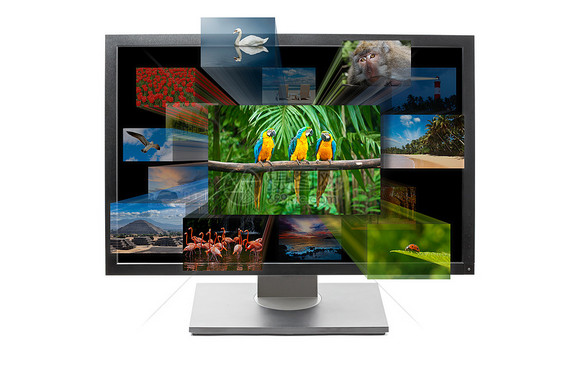 3D电视广播溪流技术企业监视器3d商业纯平播送屏幕图片