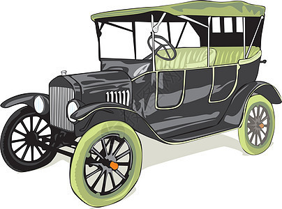 古旧的奇特彩色汽车保险杠合金陈列室车轮旅行引擎插图艺术驾驶头灯图片