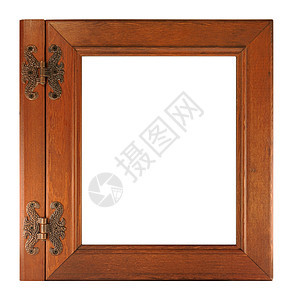 高级图像框架木头窗户空白展示帆布收藏绘画博物馆照片装潢图片
