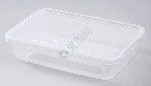 可塑塑料容器长方形午餐食品塑料盖包装用餐图片