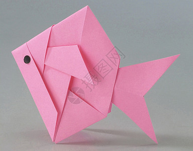 折纸对象象征玩具起重机粉色灰色焦距艺术工艺文化图片