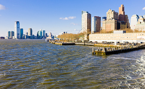 美国曼哈顿 纽约和新泽西州背景背景位置摩天大楼建筑物旅行景观城市世界外观建筑学建筑图片