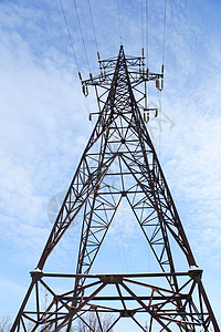 输电传输线高压建造活力力量电力塔发电燃料电力电源线图片