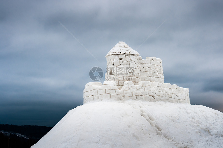 冰雪制造的城堡图片