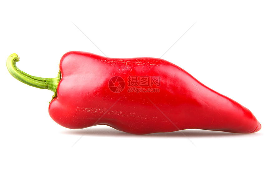 白色背景的红辣椒营养损失饮食辣椒膳食网络红色胡椒体重管理图片