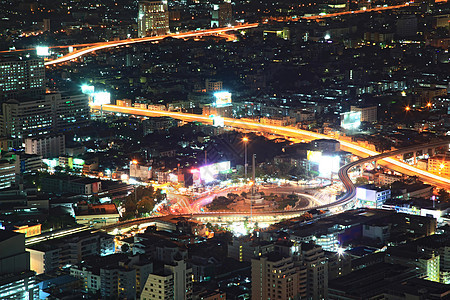 曼谷空中观测城市风景图片