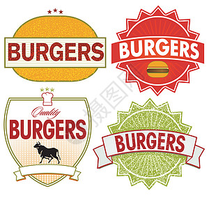 汉堡标签牛肉派对食物餐厅午餐沙拉烧烤晚餐肉制品图片