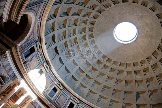 罗马万神殿光束宗教圆顶寺庙地标教会游客历史性天花板旅游图片