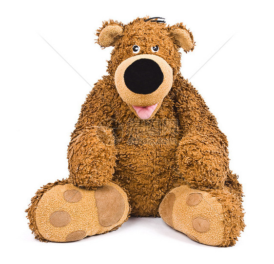 泰迪熊礼物棕色金子童年玩具玩具熊白色图片