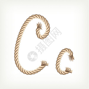 绳索字母表棕色环形褐色钓鱼航行纤维棉布白色细绳力量图片