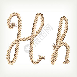 绳索字母表海洋钓鱼环形领带字体褐色航行宏观纤维力量图片