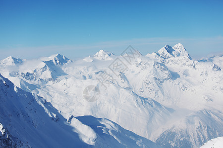 平面顶部爬坡全景冰川高山蓝色阳光旅游滑雪旅行太阳图片