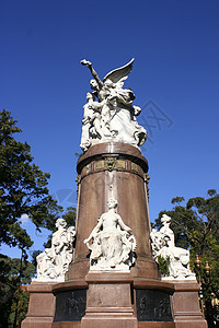 法国在布宜诺斯艾利斯的纪念纪念碑地标雕像历史城市天空首都观光图片