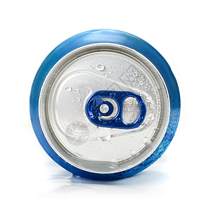 蓝妹啤酒蓝铝罐背景