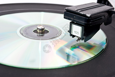 乙烯播放机和光盘休息驾驶塑料黑色娱乐墨盒划痕圆形磁盘贮存图片