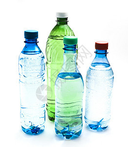 瓶装水蓝色健康瓶子塑料节食绿色液体矿物图片