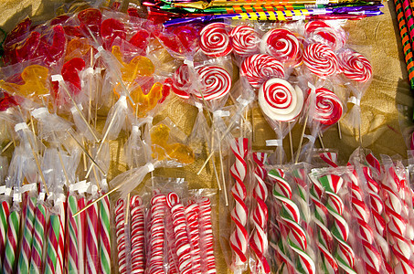 各种多彩的口吸棒棒棒糖销售市场甜点食物高清图片素材
