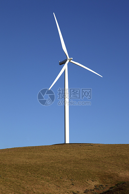 华盛顿州风能 风力涡轮机栅栏场地车削农村天空玻璃纤维山顶定律两极供应图片