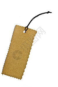 绑在绳子上的空白标签市场笔记包装缠绕绳索棕色价格邀请函价钱白色图片