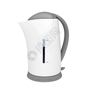 电水壶家庭加热器器具塑料茶壶厨房电气背景图片