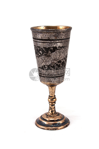 高位酒杯古董历史酒精文化风格银器玻璃金属圣杯图片