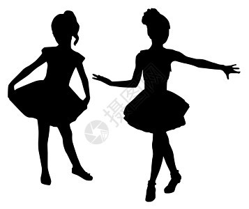 小芭蕾舞女孩幼崽孩子们孩子舞蹈家喜悦舞蹈朋友们演员背景图片