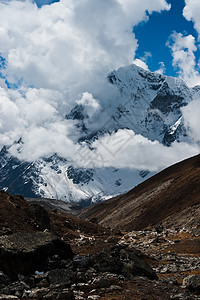 喜马拉雅山 岩石和山丘图片