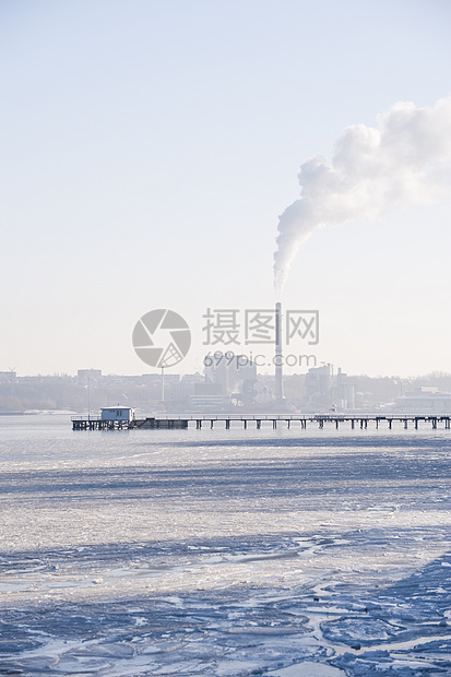 冰冷冬季寒冷床单信号佛德时间港口电子季节霜冻海岸图片