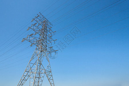 氢塔铁塔高压水电高层建筑电线电源线电塔力量交流电图片