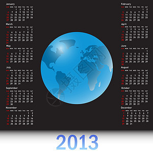 2013年全球历程背景图片