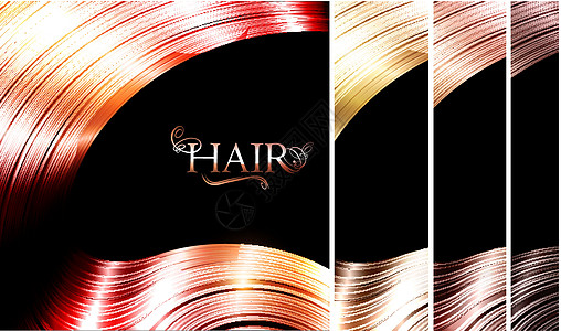 毛发海浪调子魅力发型设计金发女郎化妆品理发店剪发发型女士图片