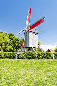 法国北帕德加莱州Terdeghem的风车外观建筑旅行位置建筑学世界图片