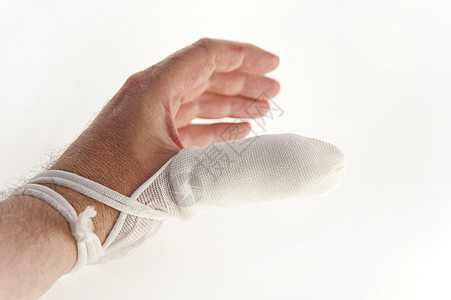 绷带损伤保健情况拇指手指急救伤口敷料药品外科图片