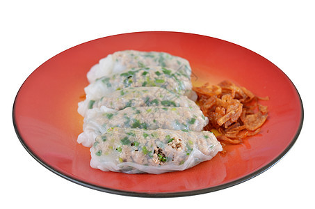 vietnames 烹饪面条食物盘子猪肉午餐肉丸洋葱餐厅香菜挂面图片