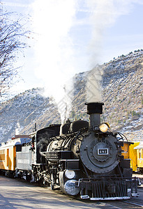 美国科罗拉多州铁路位置列车交通工具世界机车运输火车旅行铁路运输蒸汽图片