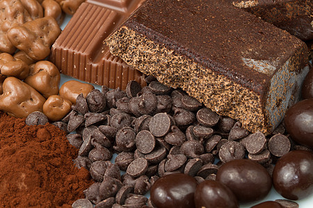 巧克力可可诱惑配料糖果工作室酒吧团体香草营养食物图片