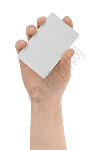 持有信用卡女性手持标语横幅广告牌金融男人贸易人士手臂展示商业图片