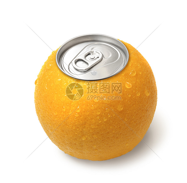 罐子橙汁图片