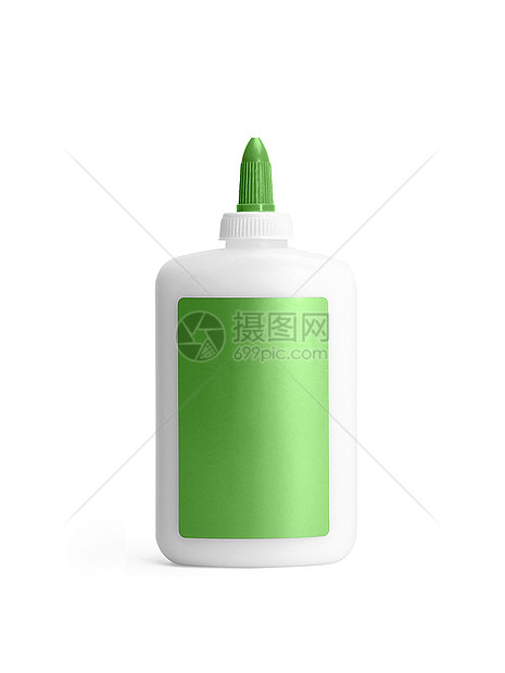 白色 含绿色胶水容器图片